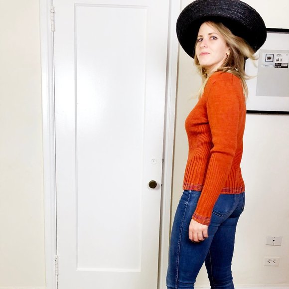 BCBG Black Straw Hat - Picture 7 of 12